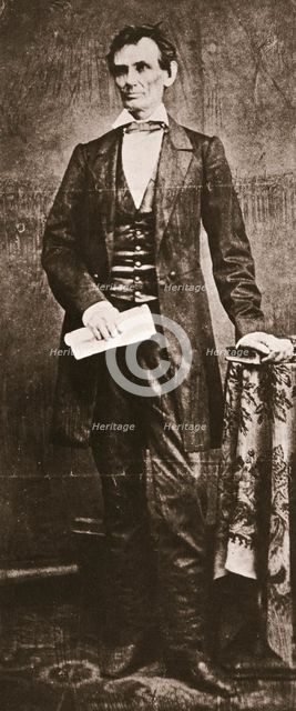Abraham Lincoln, 16th President of the United States, 1860. Creator: Unknown.