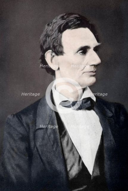 Abraham Lincoln, 16th President of the United States, 1860s, (1933). Artist: Unknown