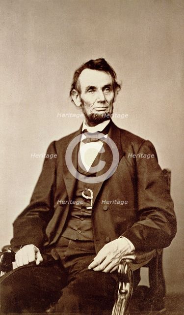 Abraham Lincoln, 16th President of the United States, 1860s. Creator: Unknown.