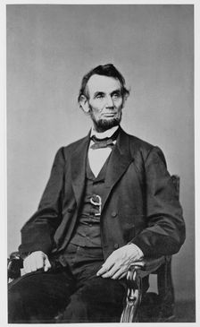 Abraham Lincoln, 16th President of the United States, 1860s. Creator: Unknown