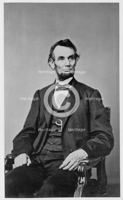 Abraham Lincoln, 16th President of the United States, 1860s. Creator: Unknown.