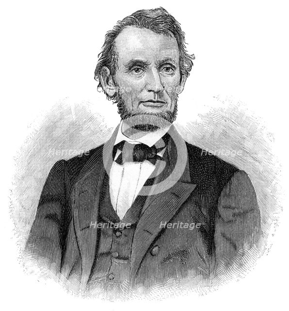 Abraham Lincoln, 16th President of the United States, (1900). Artist: Unknown