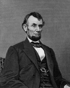 Abraham Lincoln, 16th President of the United States, 19th century. Creator: William G Jackman