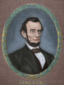 Abraham Lincoln (1809-1865), 16th President of the United States, 1885. Creator: Unknown