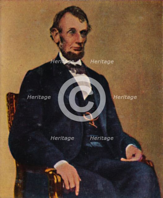 'Abraham Lincoln 1809-1865', 1934. Creator: Unknown.