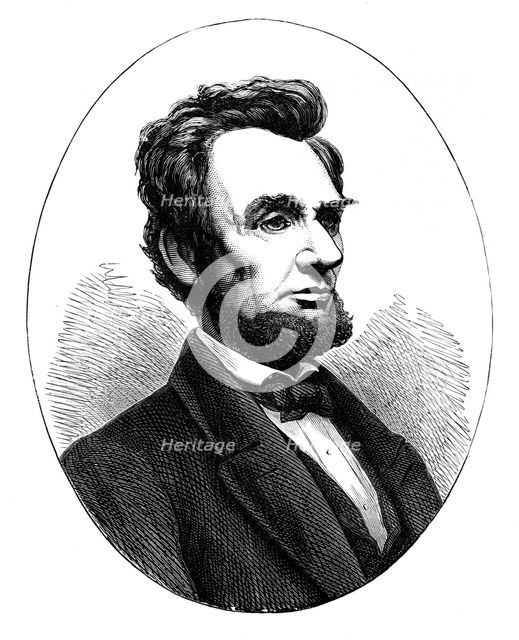 Abraham Lincoln (1809-1865), US president. Artist: Unknown