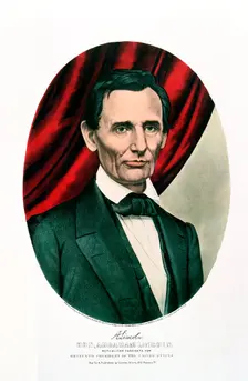 Abraham Lincoln (1809-65), c1865. Artist: Currier and Ives