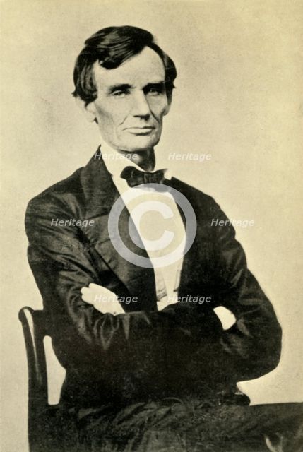 Abraham Lincoln, 1860, (1930). Creator: Unknown.