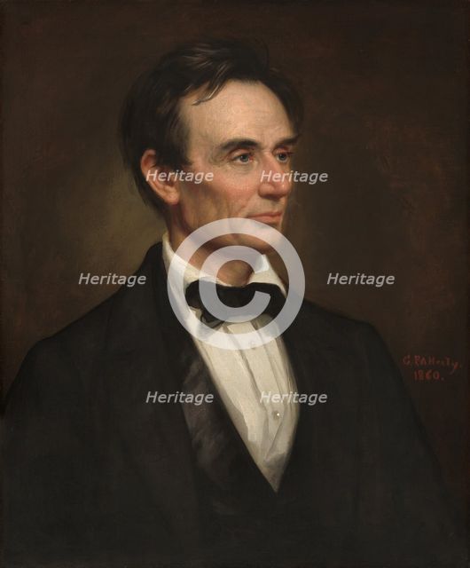Abraham Lincoln, 1860. Creator: George Peter Alexander Healy.