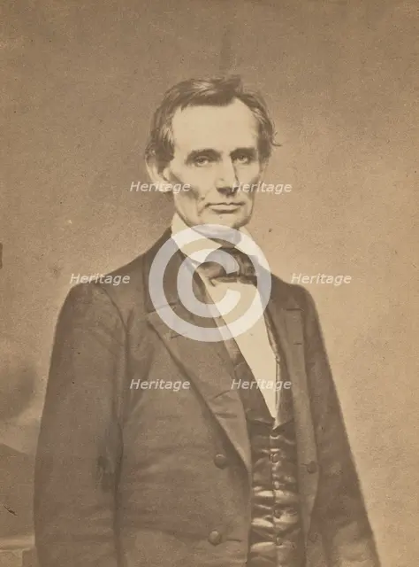 Abraham Lincoln, 1860. Creator: Mathew Brady.