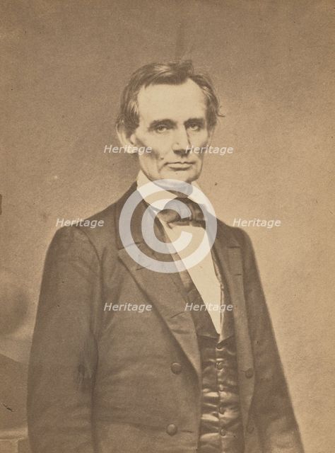 Abraham Lincoln, 1860. Creator: Mathew Brady.