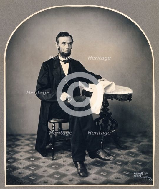 Abraham Lincoln, 1863, printed 1901. Creator: Alexander Gardner.