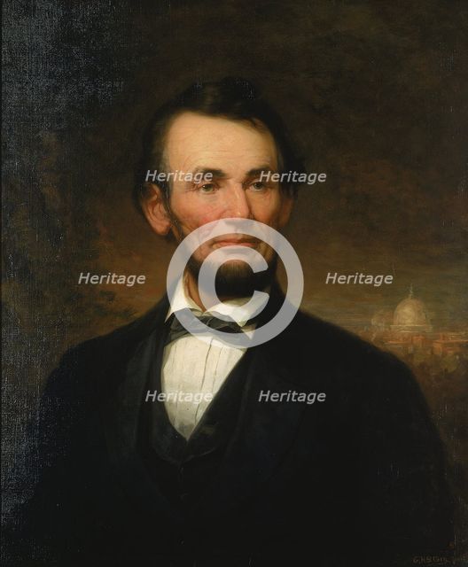 Abraham Lincoln, 1916. Creator: George H. Story.