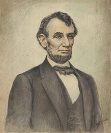 Abraham Lincoln, ca.1934. Creator: HA Saint-Amand
