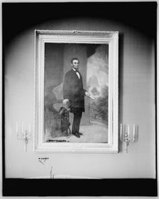Abraham Lincoln, full-length portrait, c1904. Creator: William Cogswell