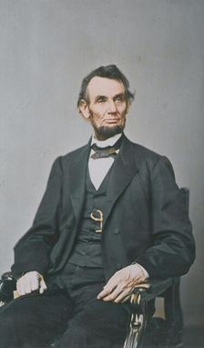 Abraham Lincoln, February 9, 1864. Creator: Anthony Berger