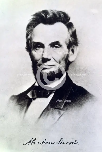 Abraham Lincoln, President of the USA, c1865. Artist: Unknown
