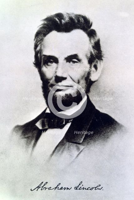 Abraham Lincoln, President of the USA, c1865. Artist: Unknown