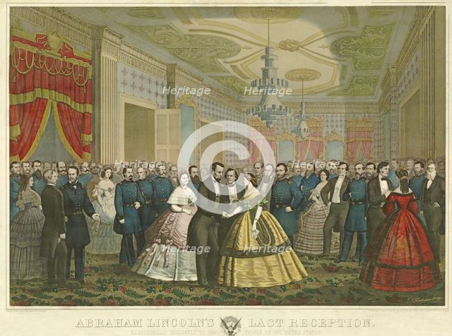 Abraham Lincoln's Last Reception, 1865.