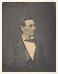 Abraham Lincoln, Springfield, Illinois, June 3, 1860, printed c. 1880. Creator: Alexander Hesler
