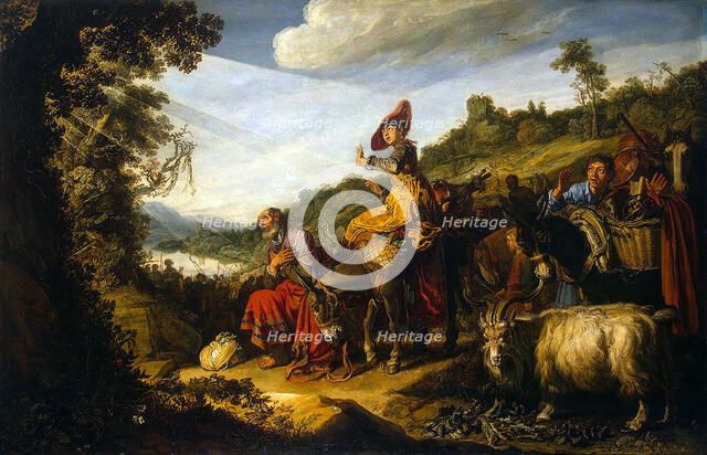 Abraham on the Road to Canaan', 1614. Creator: Lastman, Pieter Pietersz. (1583-1633).