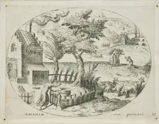 Abraham Receiving the Three Angels, n.d. Creator: Etienne Delaune