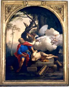 Abraham's Sacrifice 17th century. Artist: Laurent de la Hyre