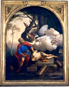 Abraham's Sacrifice 17th century. Artist: Laurent de la Hyre