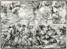 Abraham's Sacrifice 1516-1518, (1937). Artist: Ugo da Carpi