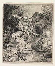 Abraham's Sacrifice, 1655. Creator: Rembrandt van Rijn (Dutch, 1606-1669)