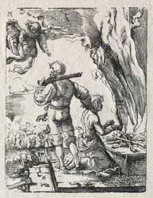 Abraham's Sacrifice, c. 1520. Creator: Albrecht Altdorfer (German, c. 1480-1538)