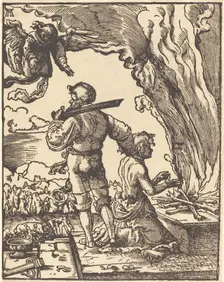 Abraham's Sacrifice, in or after 1520. Creator: Albrecht Altdorfer