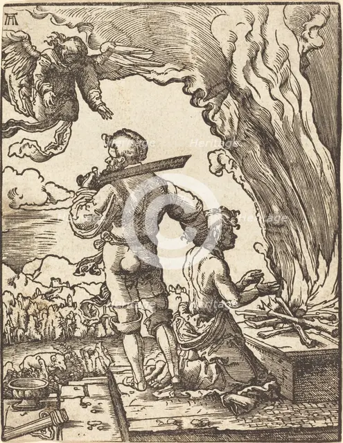 Abraham's Sacrifice, in or after 1520. Creator: Albrecht Altdorfer.