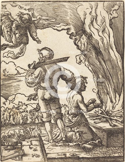 Abraham's Sacrifice, in or after 1520. Creator: Albrecht Altdorfer.