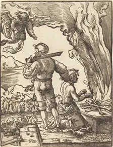 Abraham's Sacrifice, in or after 1520. Creator: Albrecht Altdorfer