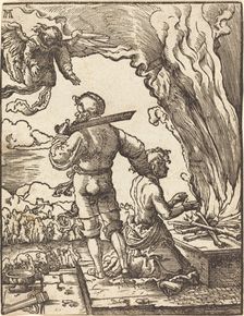 Abraham's Sacrifice, in or after 1520. Creator: Albrecht Altdorfer