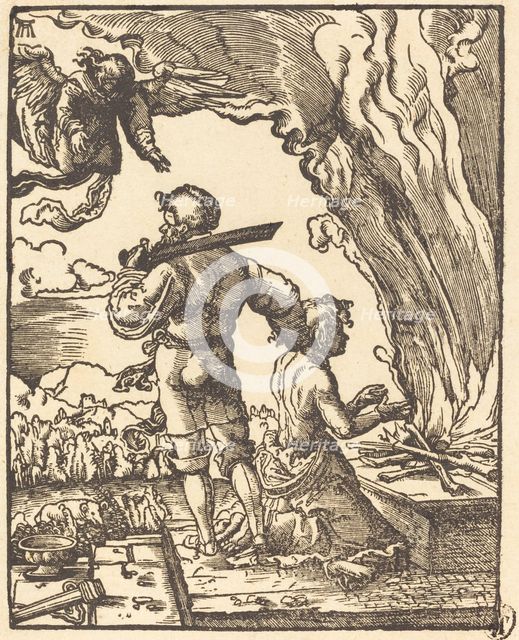 Abraham's Sacrifice, in or after 1520. Creator: Albrecht Altdorfer.