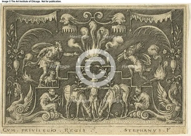 Abraham's Sacrifice, n.d. Creator: Etienne Delaune.