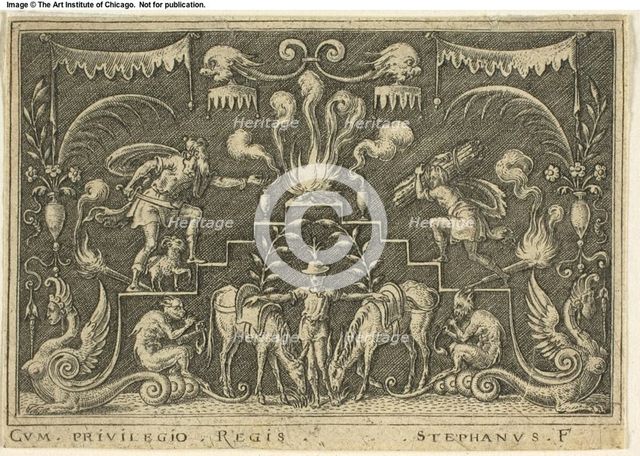Abraham's Sacrifice, n.d. Creator: Etienne Delaune.