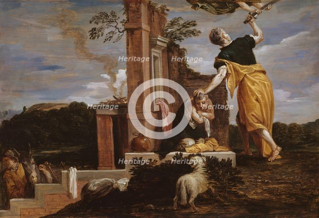 Abraham's Sacrifice of Isaac, 1654/56. Creator: David Teniers II.