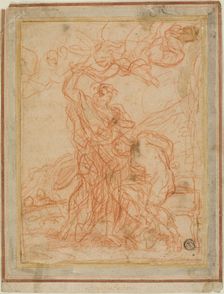 Abraham's Sacrifice (recto and verso), n.d. Creator: Giuseppe Passeri