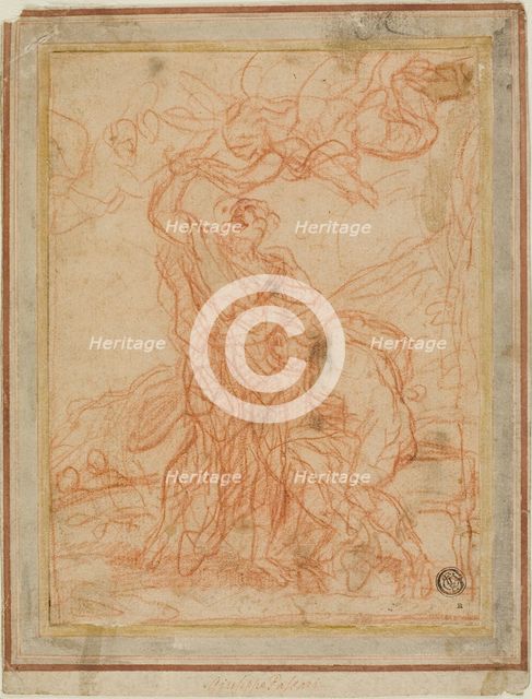 Abraham's Sacrifice (recto and verso), n.d. Creator: Giuseppe Passeri.
