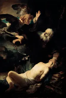 Abraham Sacrificing Isaac 1635. Artist: Rembrandt Harmensz van Rijn