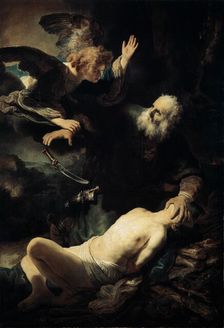 Abraham Sacrificing Isaac 1635. Artist: Rembrandt Harmensz van Rijn