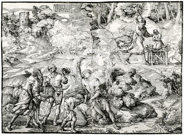 'Abraham's Sacrifice', 1516-1518, (1937). Artist: Ugo da Carpi