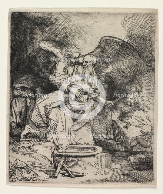 Abraham's Sacrifice, 1655. Creator: Rembrandt van Rijn (Dutch, 1606-1669).