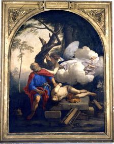 Abraham's Sacrifice 17th century. Artist: Laurent de la Hyre