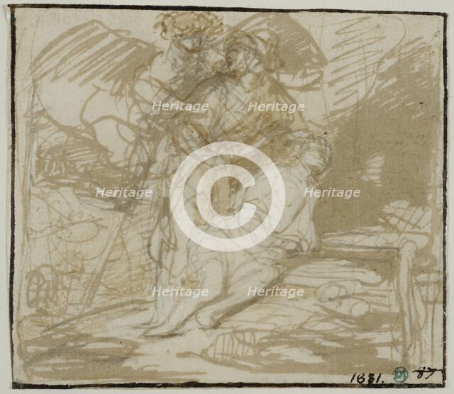 Abraham's sacrifice. Creator: Gerbrand van den Eeckhout.