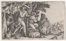 Abraham's Sacrifice, from The Story of Abraham. Creator: Georg Pencz