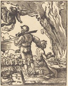 Abraham's Sacrifice, in or after 1520. Creator: Albrecht Altdorfer
